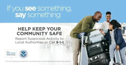 Remember to be alert for signs of suspicious activity, not appearance, to help prevent acts of violence. Learn the indicators to look out for: dhs.gov/see-something-… #SeeSay