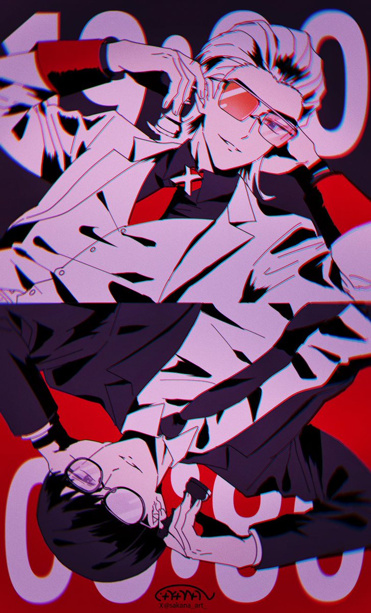 【2025.9.18落書き】🤍🕖🖤🕗
#FANART #tbhx #凸变英雄X #ToBeHeroX