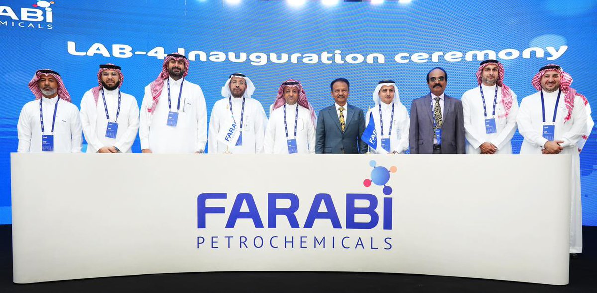 Farabipc_SA's tweet photo. Farabi Petrochemicals is proud to have hosted a landmark event in Yanbu — marking the inauguration of its state-of-the-art fourth LAB plant in Saudi Arabia and the signing of a strategic Memorandum of Understanding (MOU) with Unilever.

With this inauguration, Farabi becomes the world’s largest N-Paraffin and LAB (Linear Alkyl Benzene) producer, a milestone achievement that strengthens our leadership in the global petrochemical industry.

This collaboration reflects our shared commitment to innovation, sustainability, and driving growth in the petrochemical sector while supporting downstream industries.

The inauguration, held under the theme “A Leap to Lead,” gathered distinguished leaders, partners, and colleagues, celebrating a new chapter in Farabi’s journey as we continue to expand our global impact.

We look forward to stronger partnerships and greater achievements ahead. 

#Farabi #Petrochemicals #Unilever #Sustainability #Yanbu #SaudiArabia #MOU #ALeapToLead