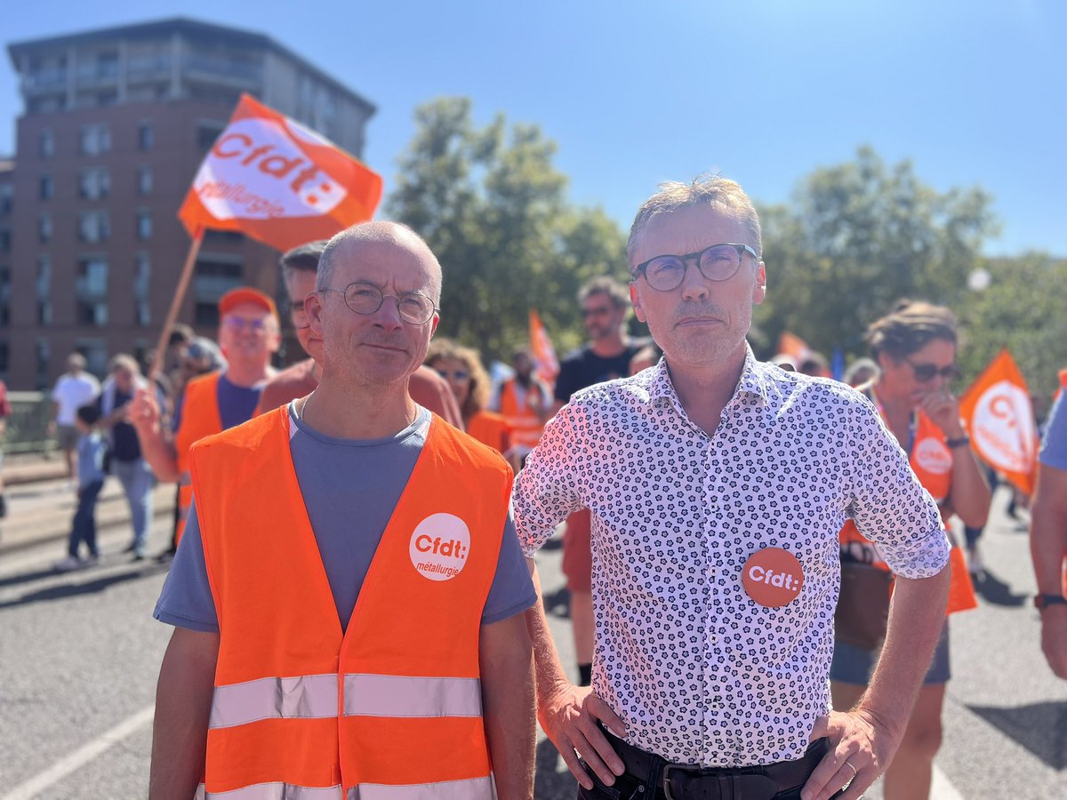 De retour de la manifestation du 18 septembre - quelle réussite ! Une mobilisation impressionnante qui montre que nous sommes nombreux à refuser l’injustice sociale <a href="/CFDT/">CFDT</a> <a href="/SH_CFDT/">Syndicalisme Hebdo</a> <a href="/interco_cfdt/">INTERCO-CFDT</a> <a href="/interco31_09/">CFDT Interco 31/09</a>