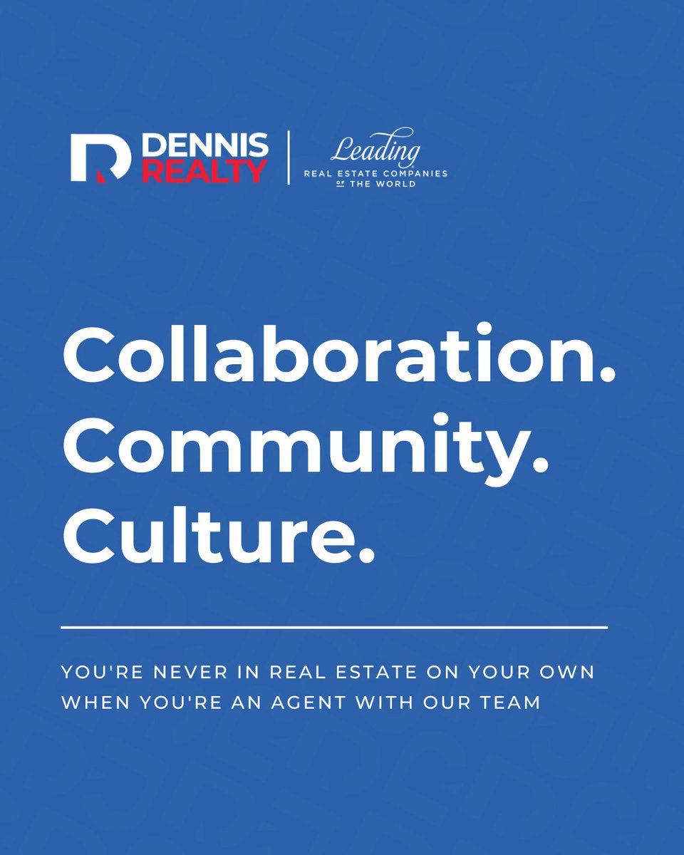 DennisRealty's tweet photo. 🤝 At Dennis Realty, you’re not just an agent — you’re part of a collaborative team that celebrates community, culture, and your success! 💙

Ready to join us? Let’s chat!
📧 join@dennisrealty.com
 📞 (352) 601-8446

#DennisRealty #JoinOurTeam #TheDennisDifference https://t.co/wx5JpM0U4I