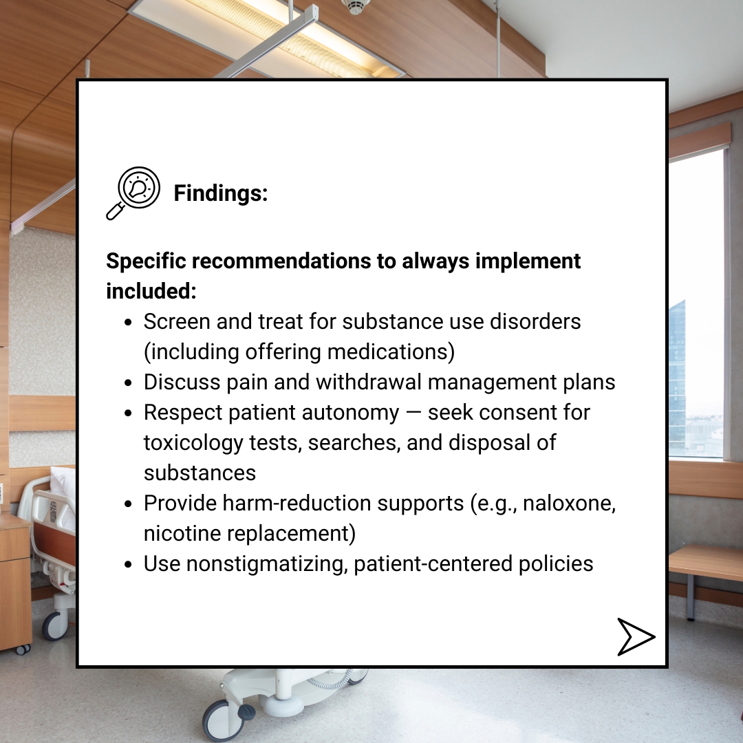Maryland_MACS's tweet image. A study in @JAMANetworkOpen outlines expert recommendations for addressing substance use during hospitalization.

Providers can access support in caring for patients w/ SUDs. Call 1-855-337-MACS or visit marylandmacs.org.

🔗 jamanetwork.com/journals/jaman…

#AddictionResearch