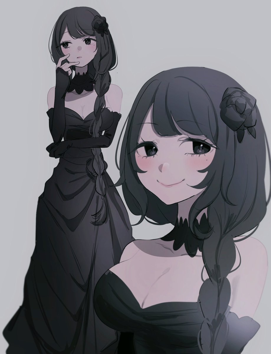 ドレス着てください