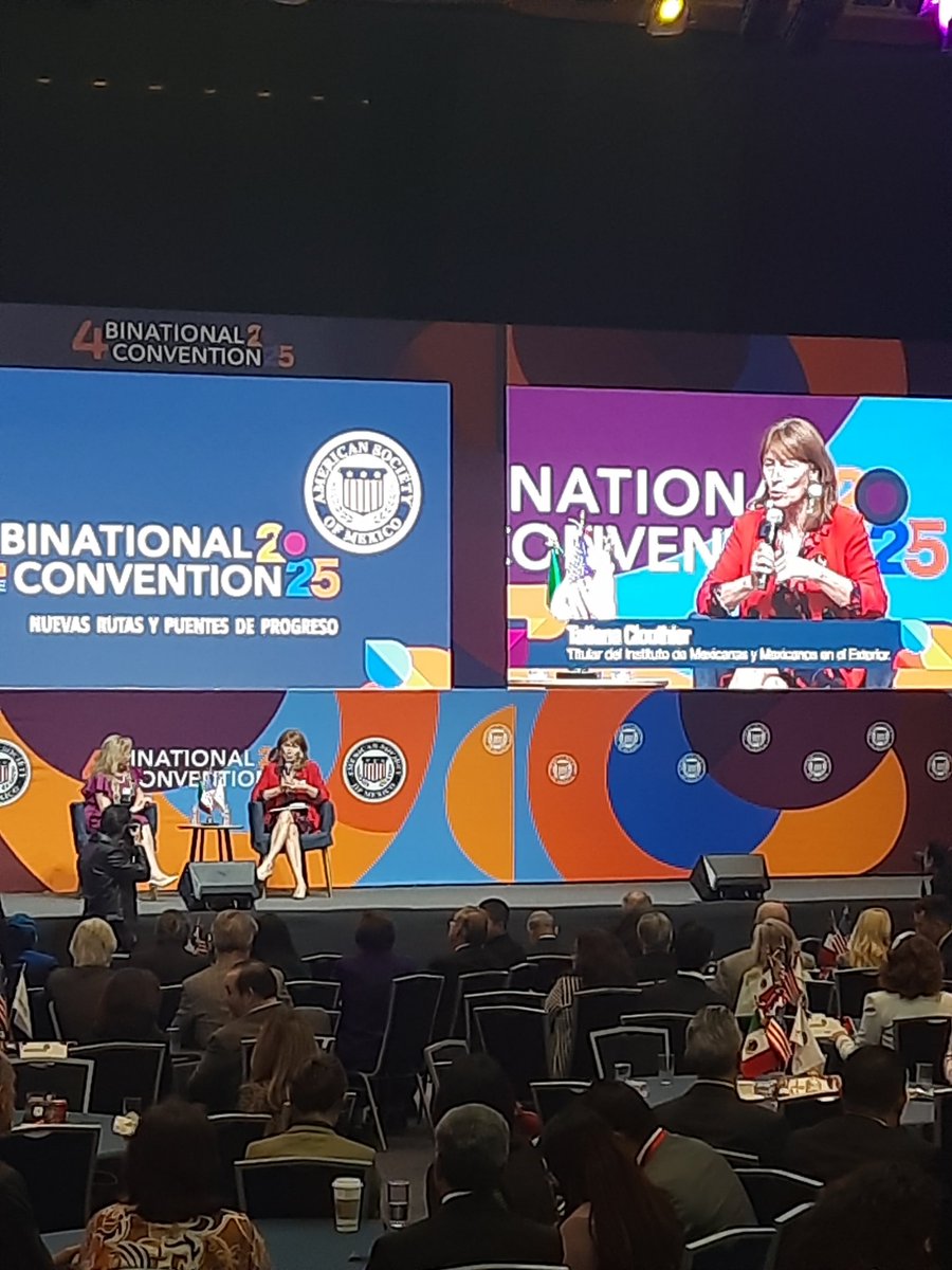 garciayuria's tweet photo. Un gusto ser maestra de ceremonias en la 4ta Convención Binacional de @amsocmx . El 1er día tuvimos la participación del Embajador Ronald Johnson @USAmbMex @USEmbassyMEX , @lrubin, @AltagraciaGome de #CADERR , @tatclouthier del @IME_SRE, @alejandromurat del @senadomexicano ... https://t.co/ABRq9yfzsd