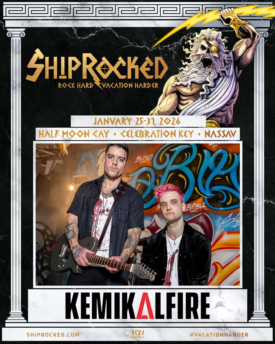 Hey guys we're going to perform at <a href="/ShipRocked/">ShipRocked</a> ONLY on January 30th, 2025! There are limited spots so get your tickets now 🎫 Book now at shiprocked.com!  #ShipRocked #VacationHarder