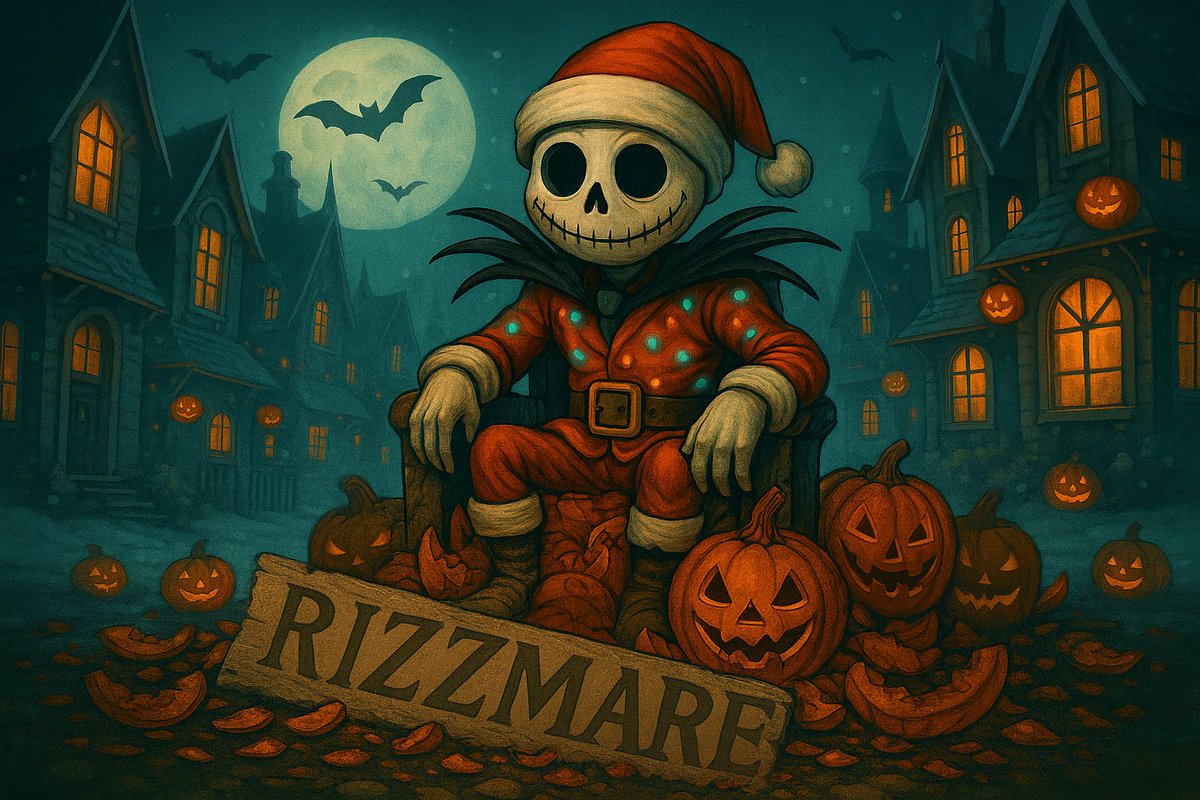 KILLERCHAD33931's tweet photo. 🎃💀 Santa’s hat is on, pumpkins are smashed, and the sleigh is loaded…
$RIZZMARE isn’t just a coin — it’s the holiday takeover. 🚀🌙
Don’t get haunted by FOMO. The next 100x is right here.

#RIZZMARE #Crypto #Solana #PumpFun #Moonshot #AltcoinSeason #MemeCoin #HolidayCoin #PumpItUp #Bullish #Moonbags #BagSecure #CryptoFam #NextGem #MoonMission