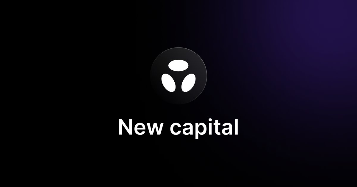 brale_xyz's tweet image. New capital