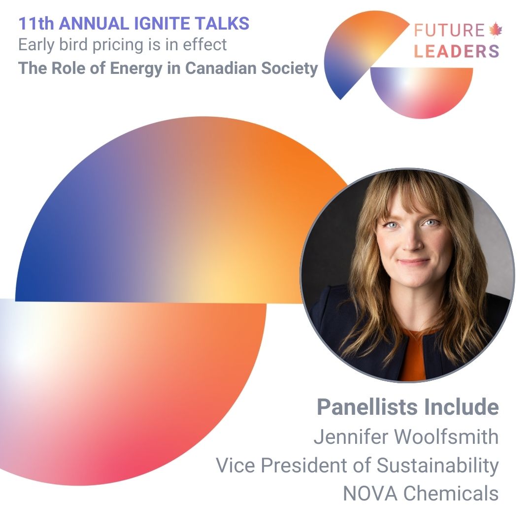 Please join us in welcoming 𝗝𝗲𝗻𝗻𝗶𝗳𝗲𝗿 𝗪𝗼𝗼𝗹𝗳𝘀𝗺𝗶𝘁𝗵,  𝗩𝗶𝗰𝗲 𝗣𝗿𝗲𝘀𝗶𝗱𝗲𝗻𝘁 𝗼𝗳 𝗦𝘂𝘀𝘁𝗮𝗶𝗻𝗮𝗯𝗶𝗹𝗶𝘁𝘆 𝗮𝘁  <a href="/NOVAChemicals/">NOVA Chemicals</a> as a speaker at the 11th Annual Ignite  Talks.

wpccanada.com/event/11th-ann…