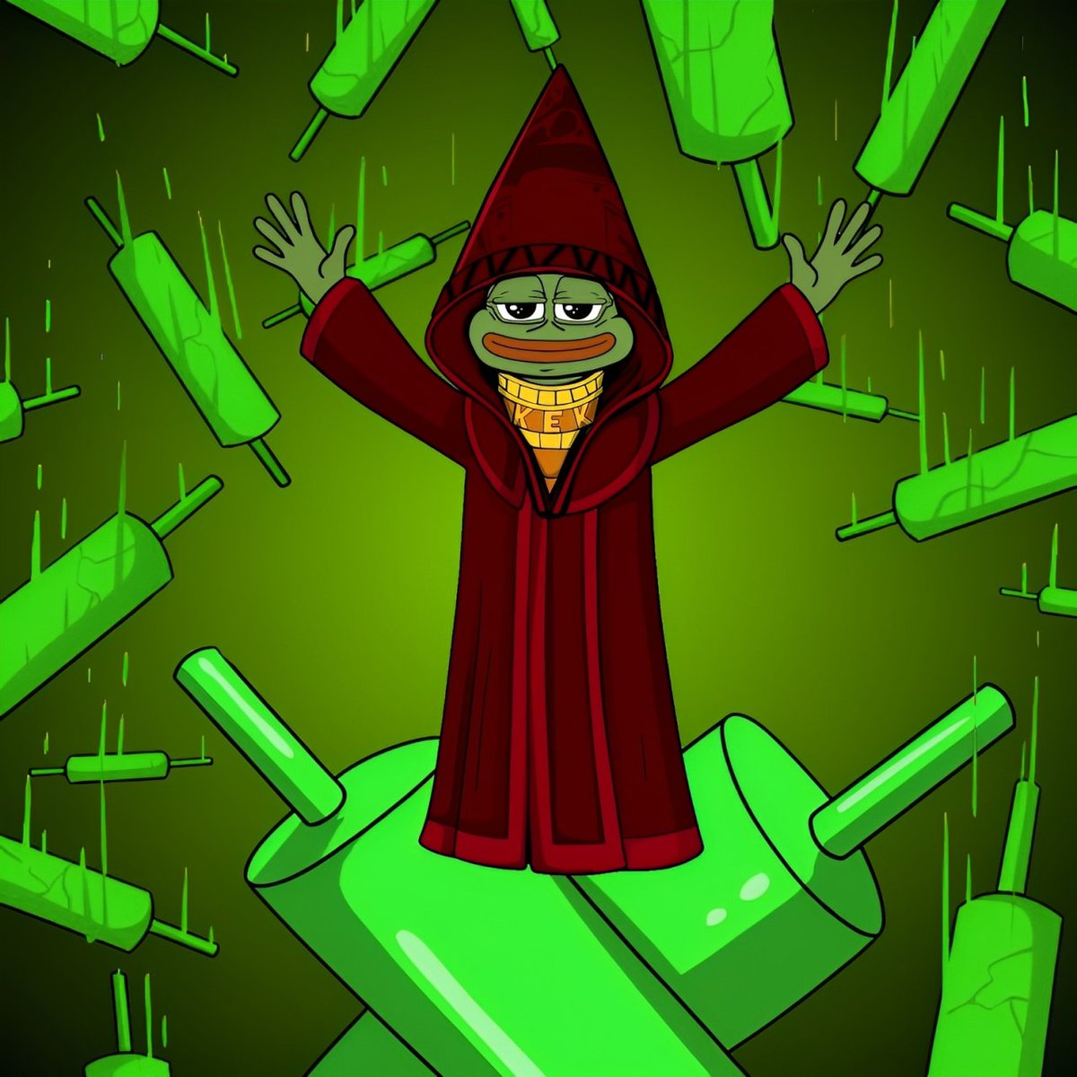 The charts are red.
The vibes are green.
That’s the Kek difference. 🐸💚
#CultOfKek #AllPraiseKek