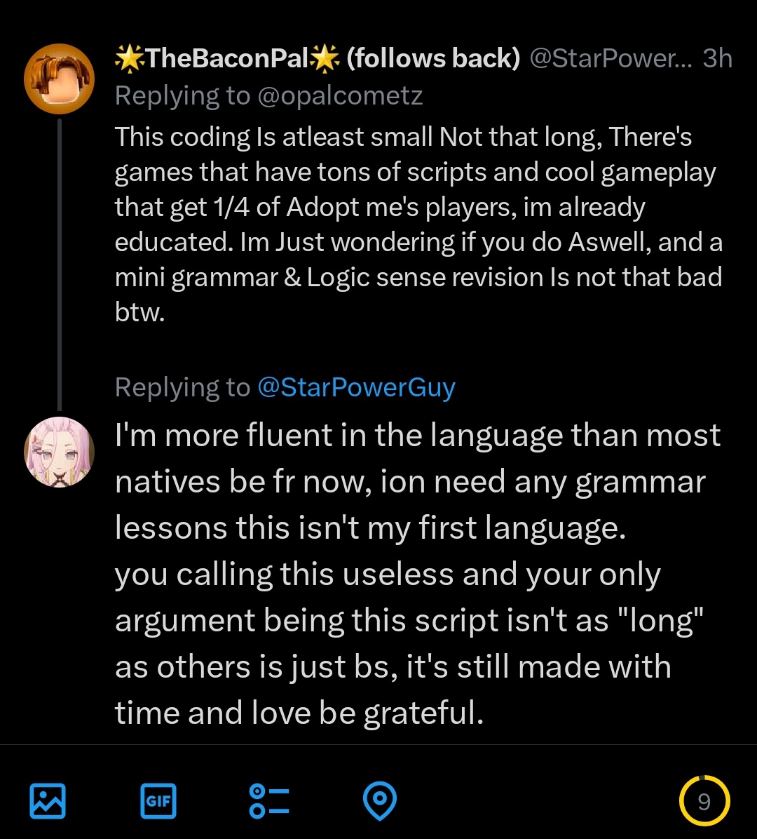 this coward blocked me before I was able to respond, bro knows I'm right, pussy.