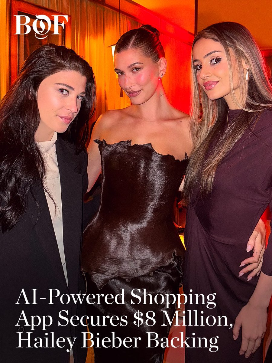Sophia Kianni (@sophiakianni) on Twitter photo We raised $8M from Kleiner Perkins, Hailey Bieber, and more to build the AI Agent for Shopping 🚀
In 5 months, Phia has:
• Partnered with 5,000+ brands 
• Built one of the largest secondhand fashion datasets in the U.S. with 300+ million items 
• Reached 500,000 downloads We raised $8M from Kleiner Perkins, Hailey Bieber, and more to build the AI Agent for Shopping 🚀
In 5 months, Phia has:
• Partnered with 5,000+ brands 
• Built one of the largest secondhand fashion datasets in the U.S. with 300+ million items 
• Reached 500,000 downloads