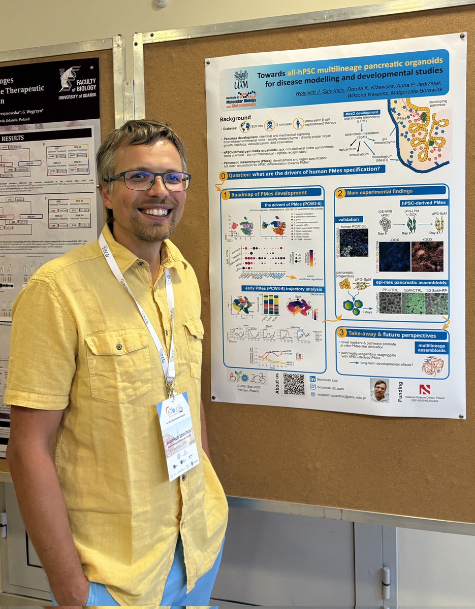 MBorowiakLab's tweet photo. The 1st day of the 6th BIO Life Science Congress 2025 is behind us! At the poster session our team had the chance to present our latest work and exchange ideas with inspiring scientists from all over.
Looking forward to what the next days will bring!
#stemcells #diabetes #insulin https://t.co/WmlXa02e2s
