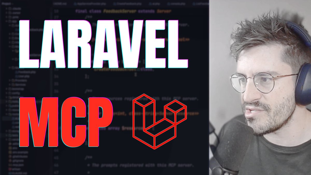 enunomaduro's tweet image. we worked hard to make @laravelphp mcp the best it can be 🔥 if you're still not sure how mcp can help your laravel app, i just created a quick 3 min demo 👇
check it out: youtu.be/ldqusTDx4K0?si…