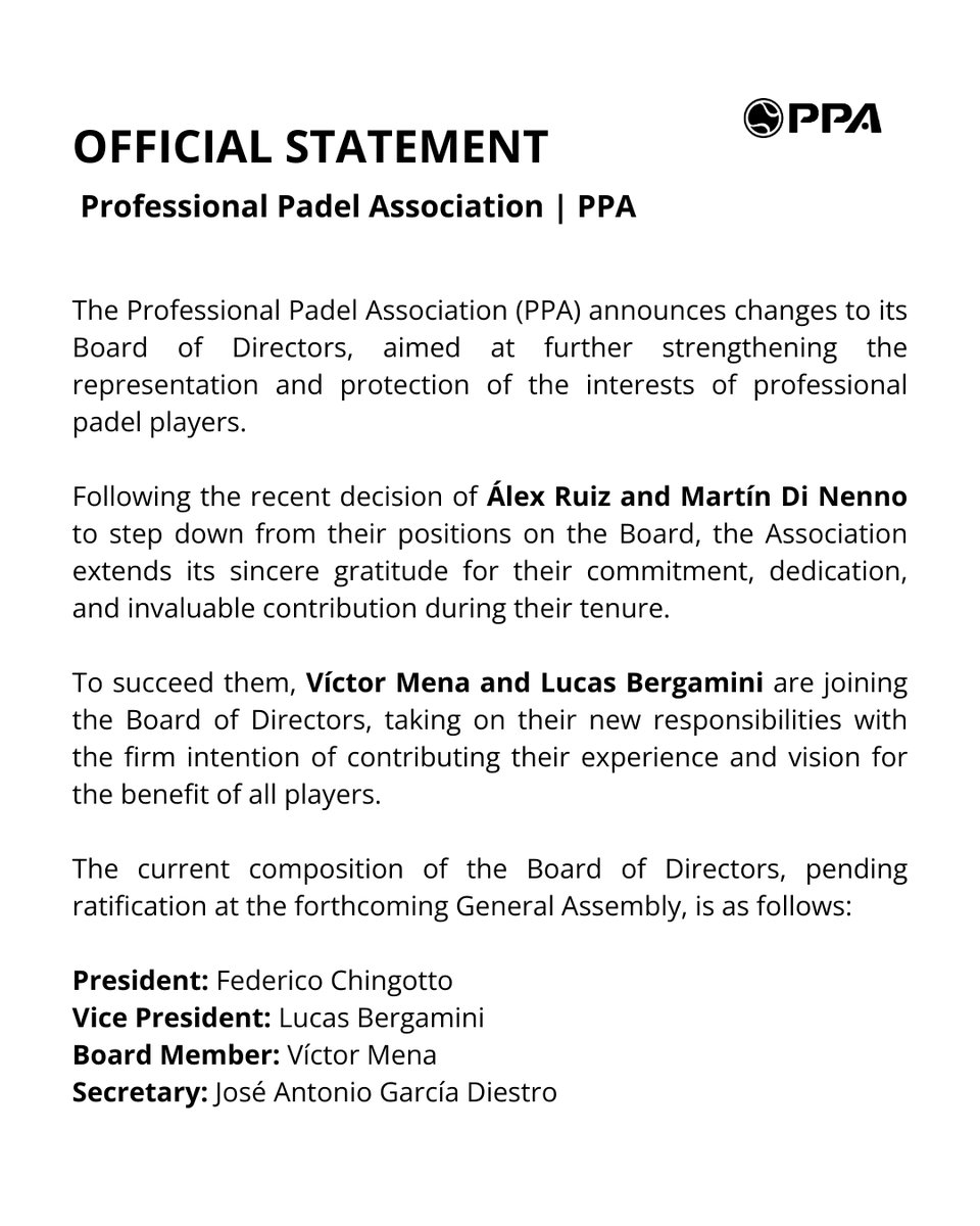 PPA | Professional Padel Association tweet media