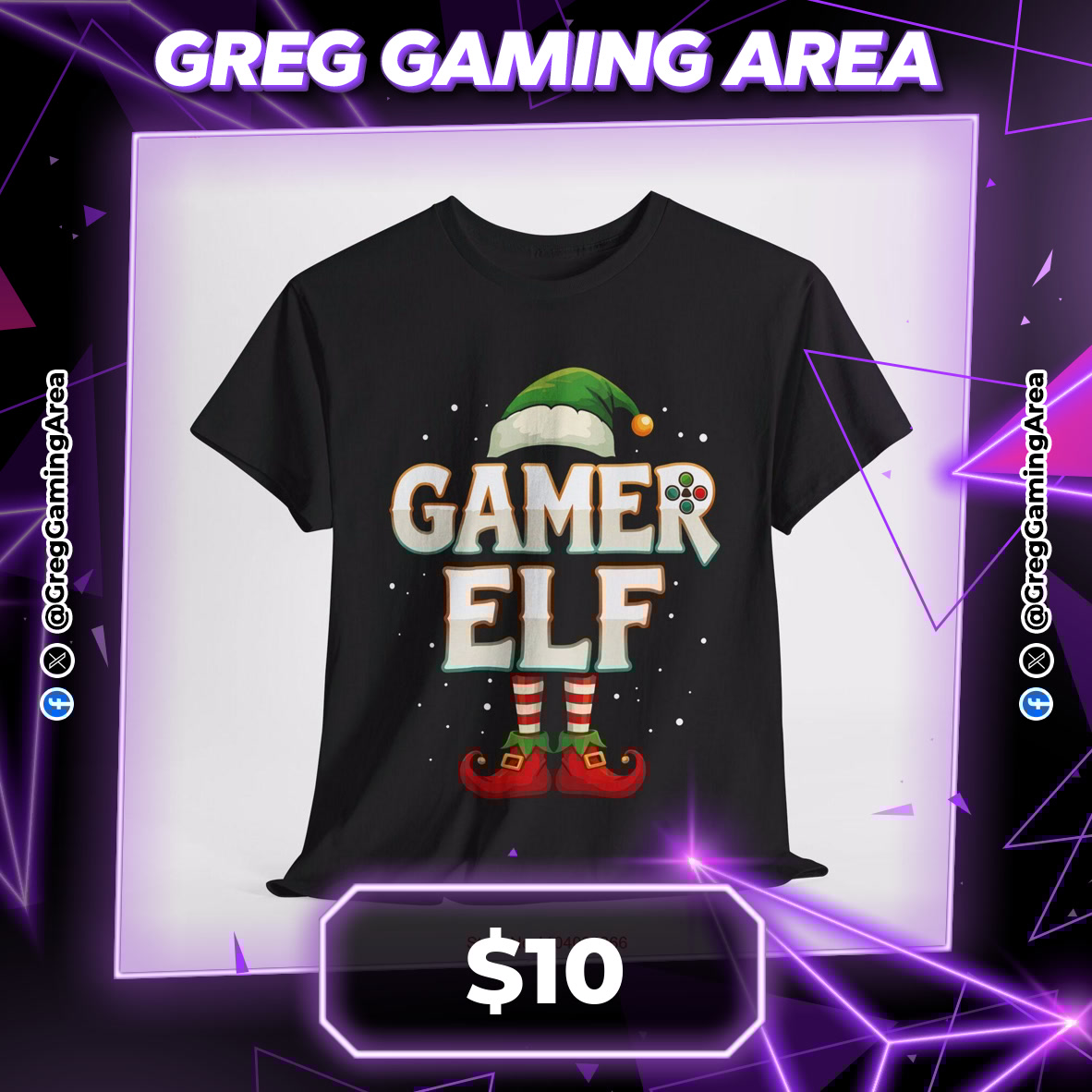 GregGamingArea's tweet image. LEVEL UP YOUR FESTIVE STYLE! 🎮🎄

🕹️ Gamer Elf T-shirt
💵 $10

🔗 s.click.aliexpress.com/e/_onblFyr

#GamerChristmas #ElfCore #HolidayGaming