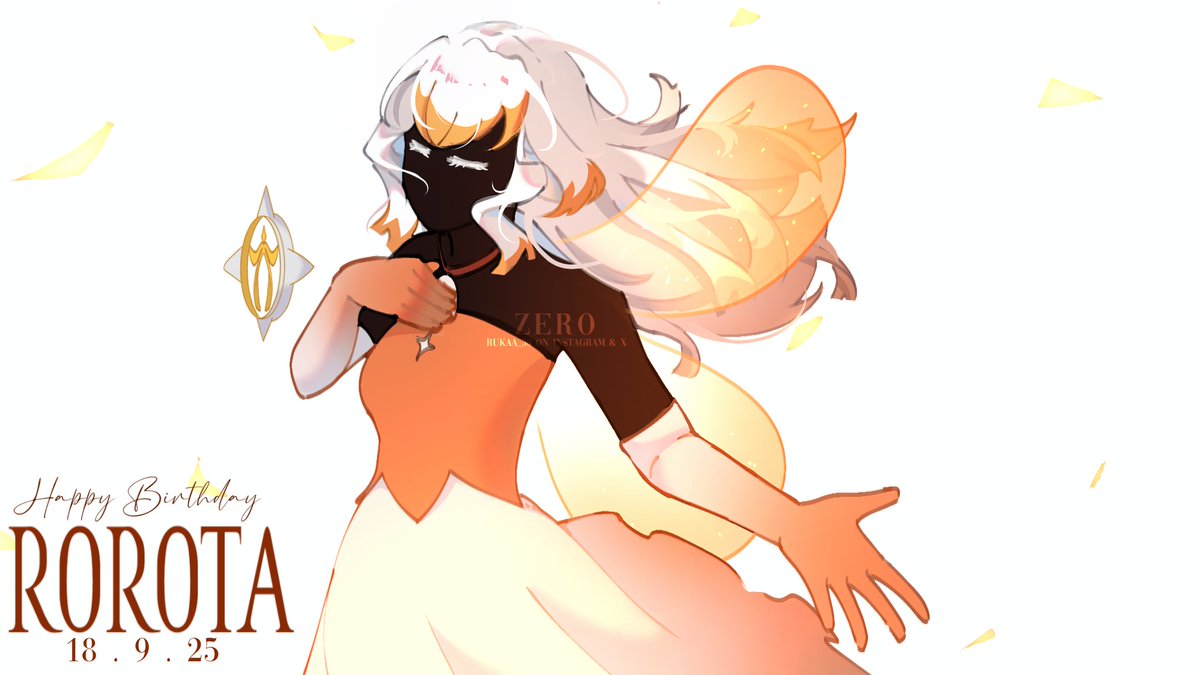 Happy birthday to <a href="/rorota_0018/">ろ ろ た 。</a>  I just can post it now, really late. I always wish you the best🙂‍↕️, thank you for accompanying me to explore the sky 🧡 #thatskygame