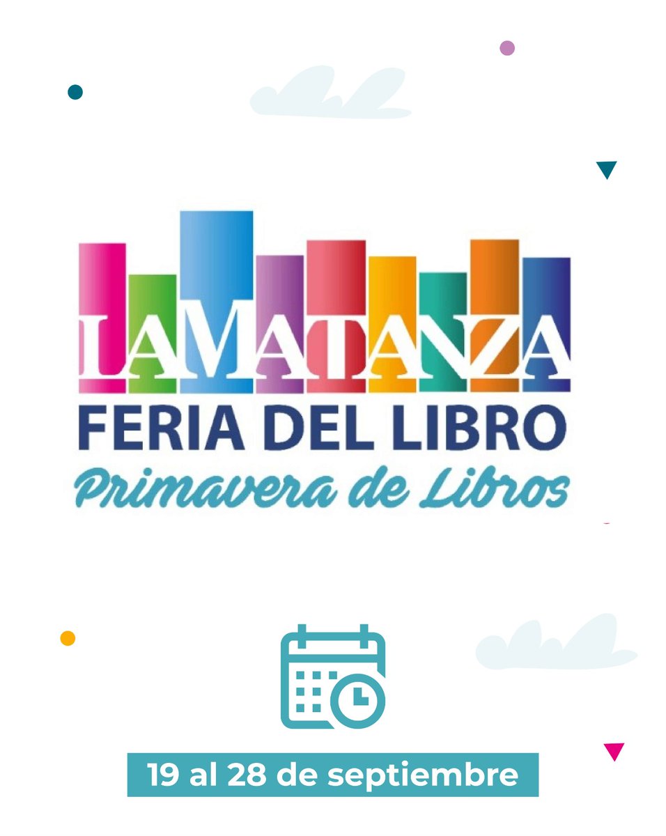 ¡Mañana arranca la Feria del Libro de La Matanza! 📷 ¿Quién viene a vernos?