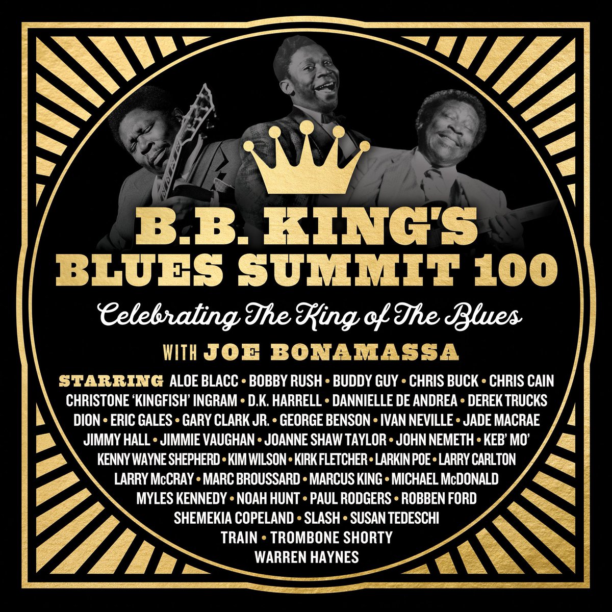 We’re excited to announce this collaboration with Joe Bonamassa in tribute to the one &amp; only B.B. King 🙏🙏 We’re honored to celebrate B.B.’s legacy alongside a roster of amazing artists — go listen to B.B. King’s Blues Summit 100 now via link below ⚡️⚡️
joeb.me/StreamBBKVol1