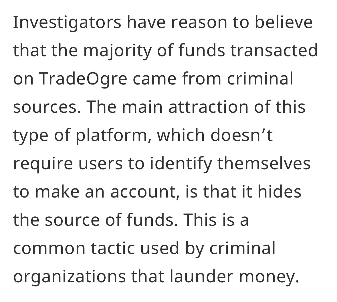 Sorry to contradict your “beliefs” but last time I checked my friends and I are not criminals.

Very much looking forward to seeing the evidence, and for you to provide recourse to ALL innocent parties you stole money from without notification and without due process.