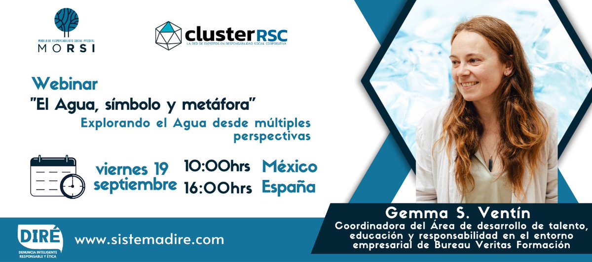 Este webinar explorará el agua desde múltiples perspectivas: no solo como recurso vital, sino como un símbolo cultural, espiritual y medioambiental, que nos invita a reflexionar sobre su papel en la sostenibilidad y en la vida cotidiana.
🔗 Programa aviso: youtube.com/live/O6gtUYVgk…