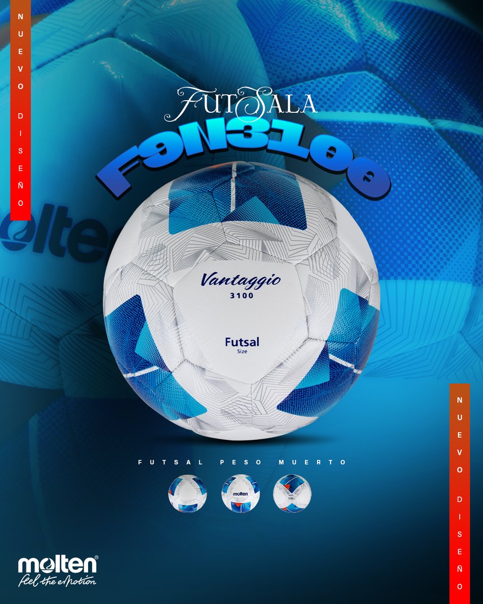 NUEVO BALÓN 𝓕𝓾𝓽𝓢𝓪𝓵𝓪. 🆕⚽️

Ya está disponible dentro de nuestro sitio web molten.com.mx 👈🏽 aquí mismo encontrarás todos los detalles. 📄

#Molten #FeelTheEmotion