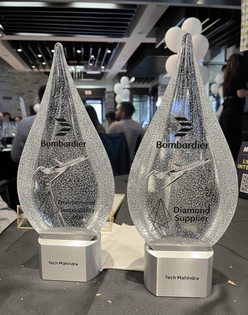 tech_mahindra's tweet image. 🏆 We are thrilled to share that @Tech_Mahindra has been honored with @Bombardier’s &apos;Diamond Supplier&apos; and &apos;Environmental Sustainability&apos; Awards for the second consecutive year!

This dual recognition celebrates our consistent excellence in #EngineeringServices and our commitment…