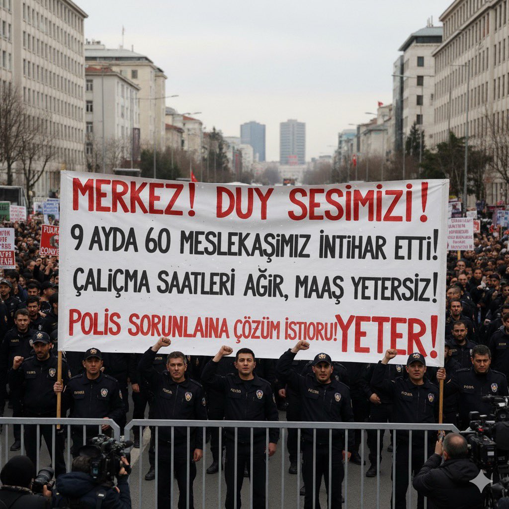 Emniyette uzun yıllardır tartışılan polis intiharları hala gündemde. Çeşitli verilere göre 2025 yılında intihar eden polis sayısı 60’a ulaşmış durumda. Bu da yaklaşık her 4 günde bir polisin intiharı anlamına geliyor.

 #GereğiYapılmadı