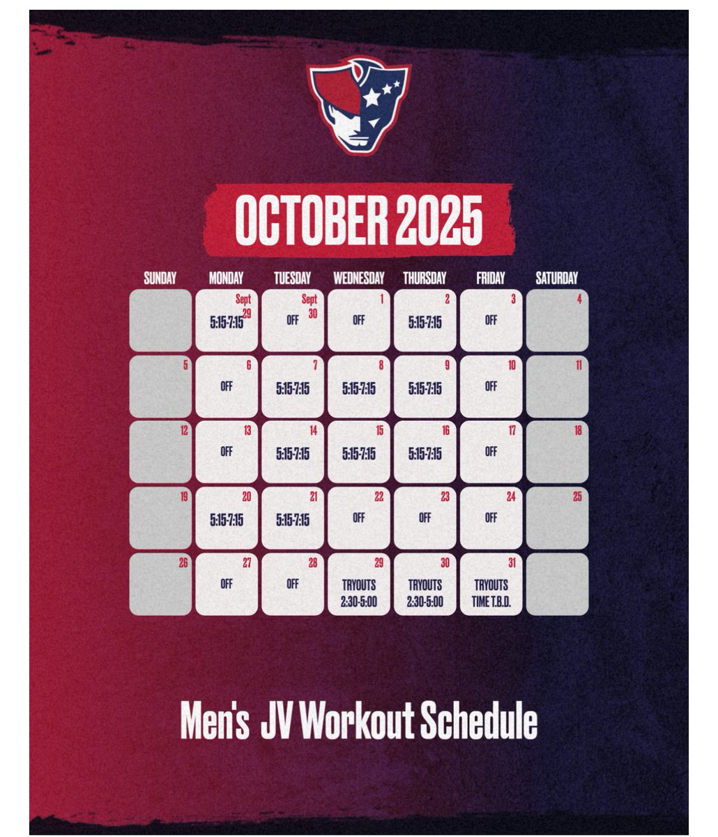 AFHSJVMBB's tweet image. As promised, here are the remaining dates for Men’s JV 🏀 workouts prior to tryouts!! #planahead #learnthesystem #committedvsinterested @AFHSPatriotsMBB @AFPatAthletics