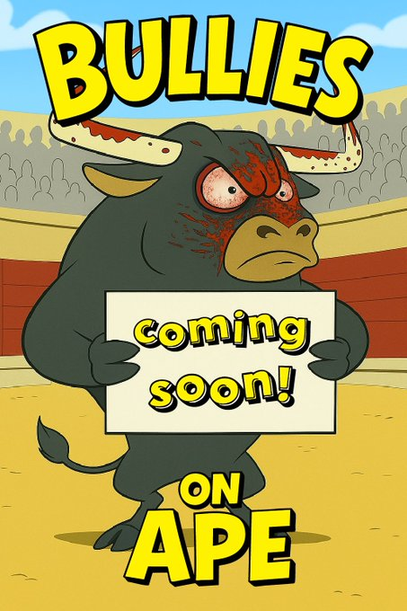 🎉Apechain WL Giveaway🎉

<a href="/CryptoArias/">Arias</a>🤝<a href="/Bullies_on_Ape/">Bullies on Ape</a>

20x GTD 40x FCFS l GTD Free Mint

1⃣Follow <a href="/CryptoArias/">Arias</a> &amp; <a href="/Bullies_on_Ape/">Bullies on Ape</a>
2⃣Like &amp; RT
3⃣Tag 3 Friends
4⃣Drop your EVM wallet

24 Hours

#NFT #NFTs #NFTCommunity #Giveaway #Apechain #ApeChainNFTs