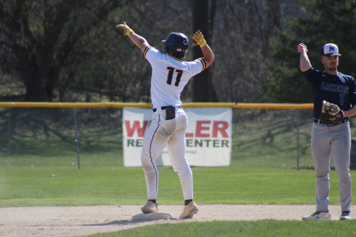 Raiders are back in action tomorrow! 

09-19-2025 @ Jackson College  

Schedule 
Noon Kalamazoo Valley vs GRCC
2pm Jackson vs GRCC
6pm Kellogg vs GRCC

Starting pitchers for your Raiders
Game 1: Kyler Larson SO
Game 2: Kyle O’Hearn SO 
Game 3: Landon Terry SO

#RaiderRaider