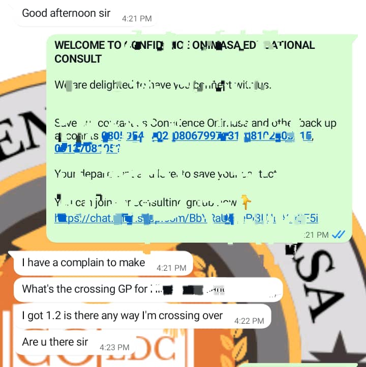 If you have same complain, you can send a DM