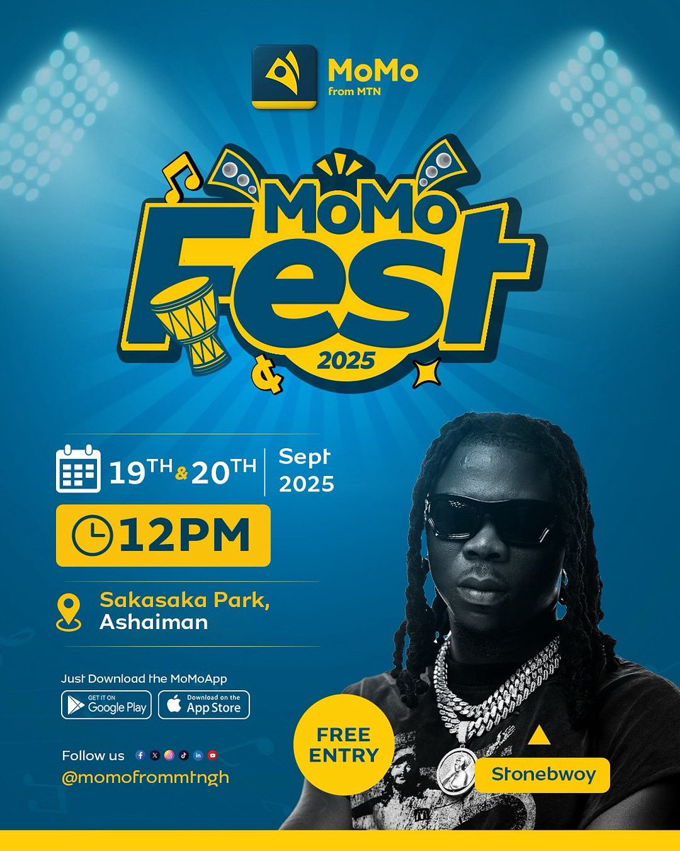 MoMoFromMTNGh's tweet photo. Ashaiman! One of your own is coming home.
Entry is FREE, Just Download the MoMo App & pull up! https://t.co/OxochUjucc