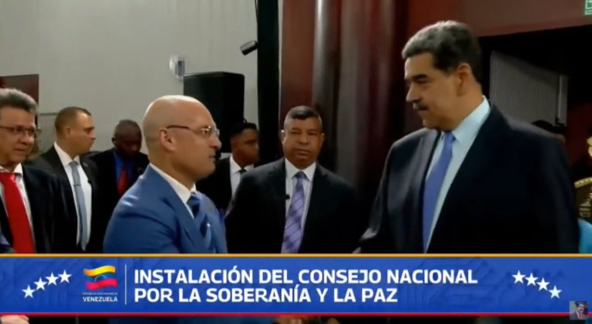 🇻🇪 Tito López, presidente de Conindustria, participó en la instalación del Consejo Nacional por la Soberanía y la Paz. 🛠️En el evento solicitó la oportunidad de exponer la situación actual de la manufactura y atender los temas pendientes con relación a la armonización tributaria.