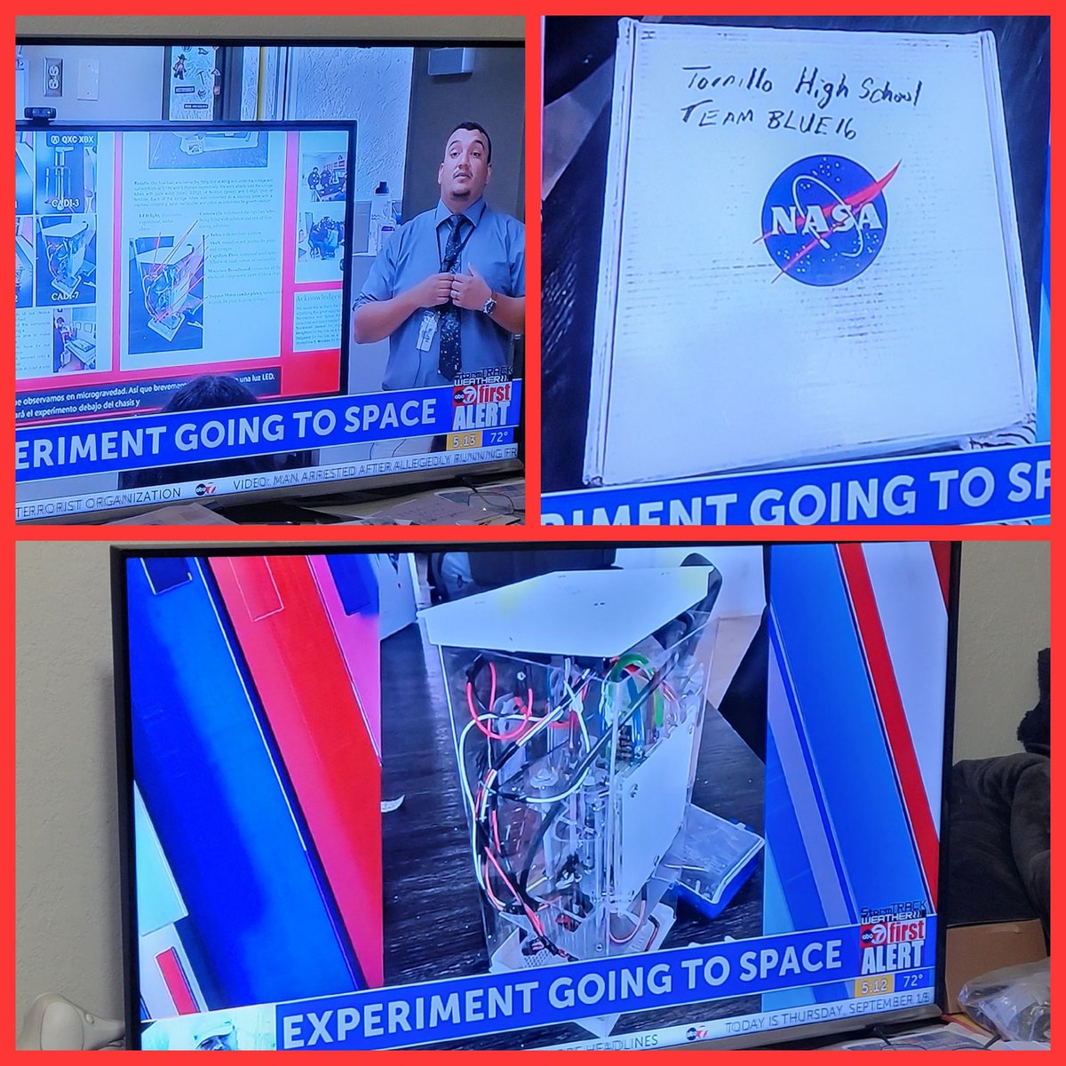 Woke up to such a proud announcement. Little districts do so much that goes unnoticed so watching the news this morning was so exciting. Thank you Dr. Contreras and NASA. <a href="/rvegab_TISD/">Rosy Vega-Barrio</a> <a href="/ida_estrada_/">Ida Estrada</a> <a href="/MrzA_TISD/">Loretta Aguilar</a>