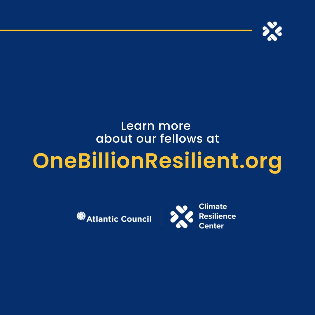 Our fellows are integral to our work protecting people and communities from the impacts of global warming. Today, we're spotlighting senior fellow <a href="/StanderDI/">Daniel Stander</a>!

↪ Swipe to learn more about Daniel Stander &amp; head to our site to meet our fellows! 🔗 onebillionresilient.org/our-people/