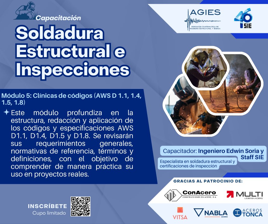 Te damos un adelanto al Módulo 5

📍 Modalidad: Híbrida
🗺️Ubicación: CENTRO DE CAPACITACIÓN VILLA NUEVA REFORMADORES 16 av. 5-90 lote 2, zona 4, Blvd. Reformadores, Villa Nueva, Parque Industrial Las Américas

 🔗Inscríbete: forms.gle/MjLLUeib5WV79Z…