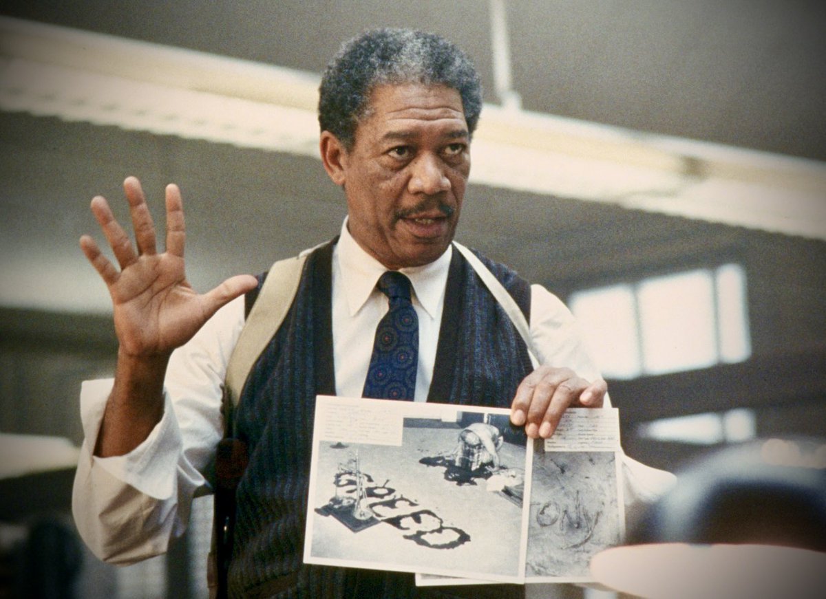 HANNA99_movie1's tweet image. #みんなのお勧めバディムービー選手権 

上映当時のモーガンフリーマンの年齢が58歳で、今のブラッドピットがその年齢を既に超えていることが信じられない…
#セブン #SE7EN #ブラッド・ピット #モーガン・フリーマン セブン 🎞️