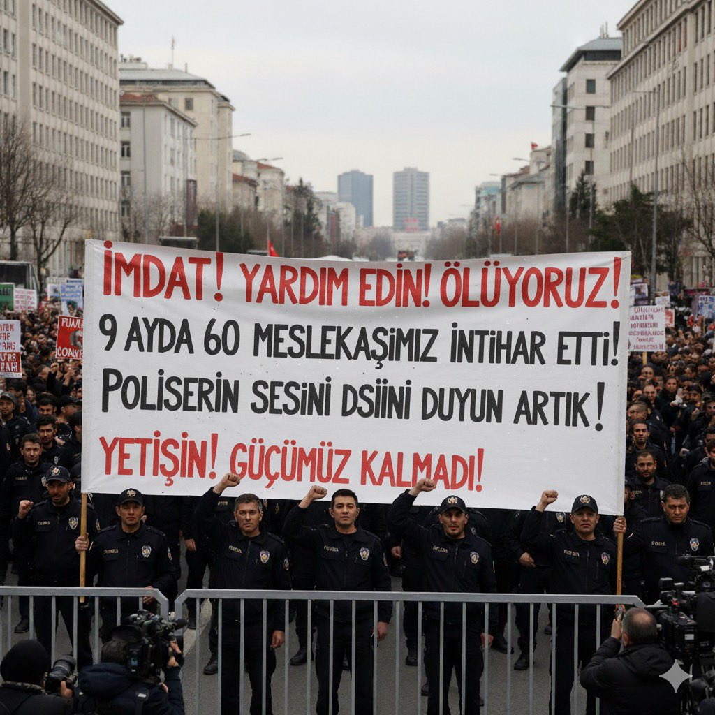Ağır çalışma şartları, karşılıksız uzun mesailer ve düşük ücret için maalesef  #GereğiYapılmadı