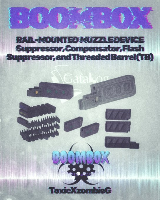 NEW RELEASE ANNOUNCEMENT

The Boombox IS LIVE!!

GO GET IT ON THE GATALOG!!