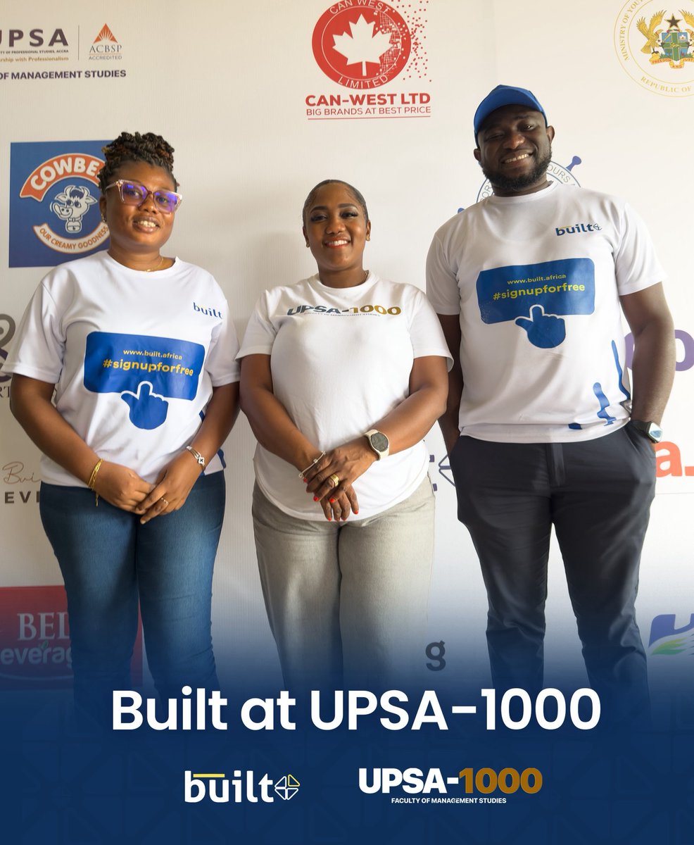 Built had the honor of presenting copies of the SME Report to facilitators of the  #UPSA1000 project, providing insights that power the mission of training 1,000 entrepreneurs to build stronger, lasting businesses.
#SMEReport #BuiltFinancialTechnologies