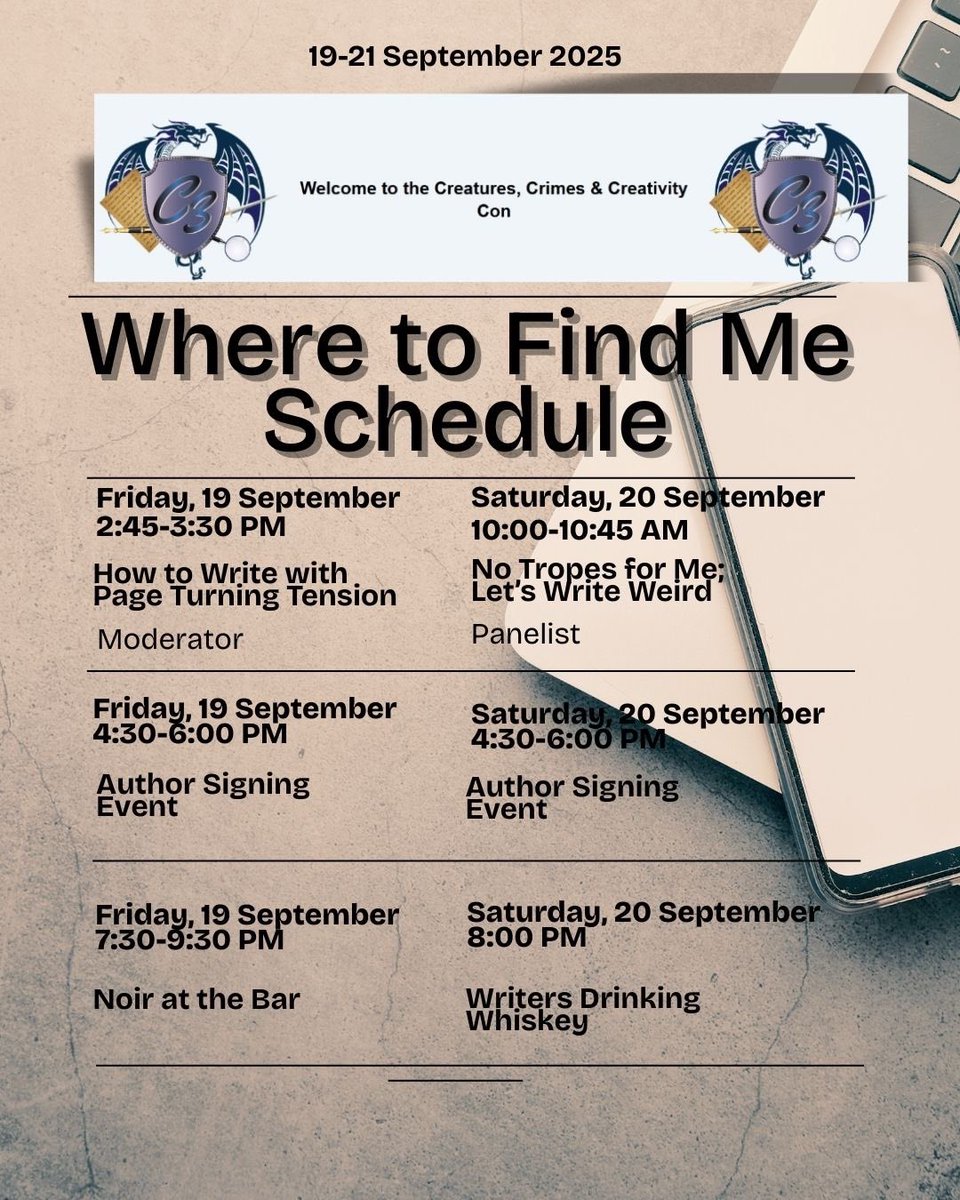MaryLavin49's tweet image. It’s go time tomorrow!

#writerconference #moderator  #panelist