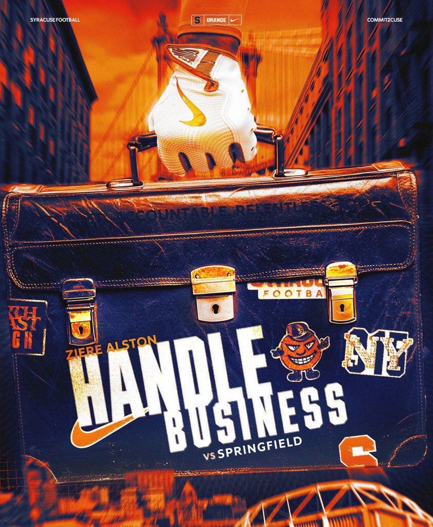 ZiereKingAlston's tweet image. Thank you @CoachWatkCUSE For the love! @CuseFootball @chselksfootball 
#DART 🟠🟠