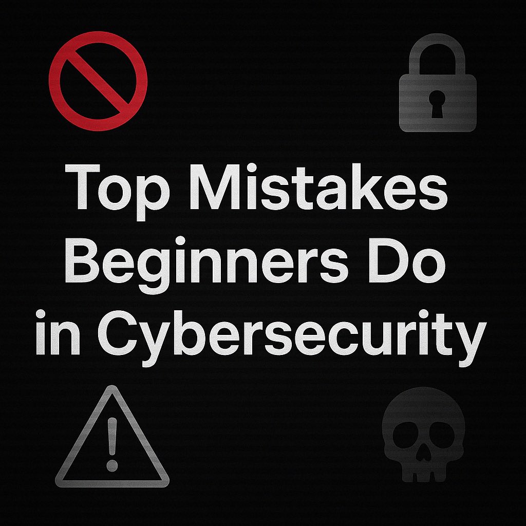ثريد عن أبرز  5  أخطاء  يطيح فيها البعض في بداية مسيرته في  السايبر  ‼️