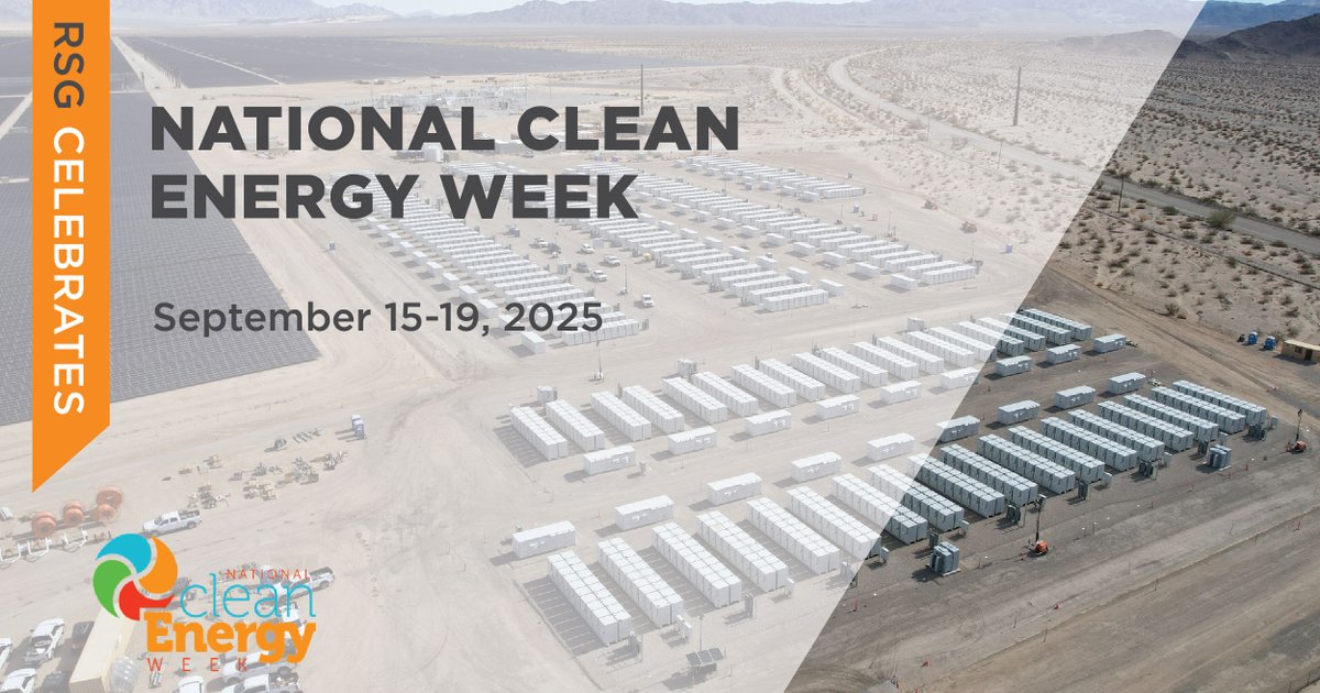 RSG celebrates #NationalCleanEnergyWeek! 🌍
Our acoustics experts help ensure renewable projects like wind &amp; solar deliver clean power without unwanted noise impacts on communities.
Learn more: rsginc.com/service/resear…
#CleanEnergy #Acoustics