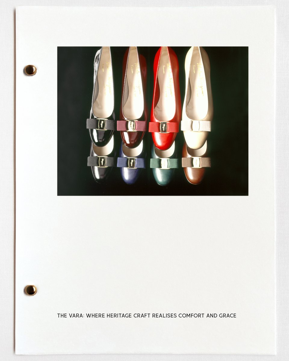 Ferragamo's tweet image. Born in 1978, the Vara ballerina is a timeless symbol of feminine elegance, comfort, and versatility. Ferragamo celebrates the iconic shoe with a special pop-up exhibition at Singapore&apos;s Paragon luxury mall, which is celebrating its 25th anniversary. #FerragamoVara