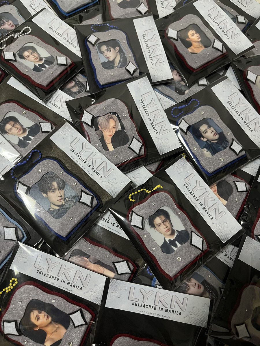 emjjkp's tweet photo. Done packing for #LYKNTOURxManila freebies 🩶

⟢ 90pcs beaded keychains
⟢ 75pcs felth keychains
⟢ 10pcs acrylic keychains
⟢ 19pack freebies from previous fm/con

See y’all lykyous 🐺🩶
#LYKN #LYKNUNLEASHEDWORLDTOUR https://t.co/n48RV6gCV0