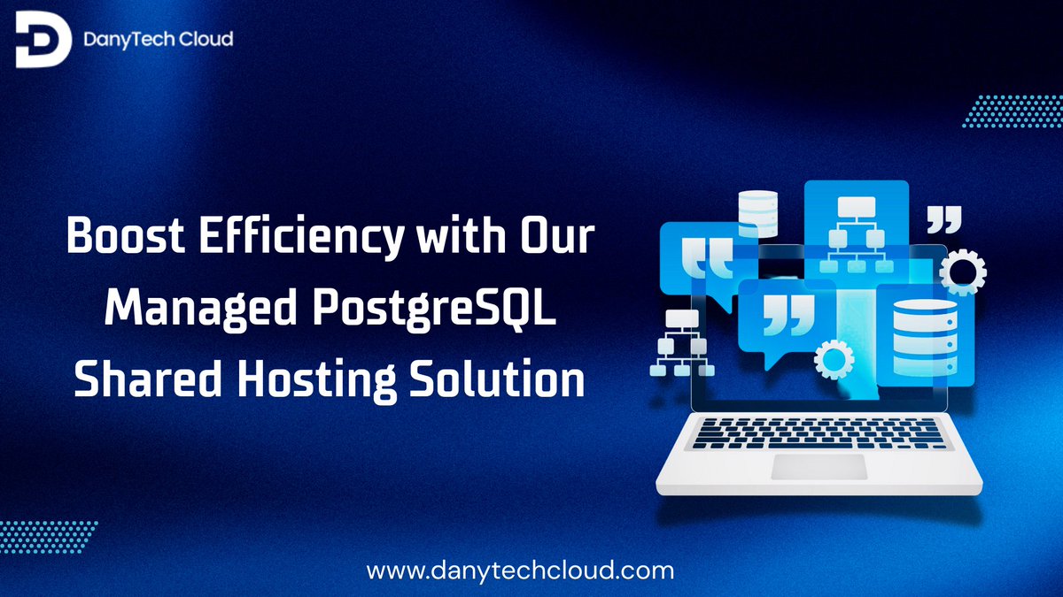 DanyTechCloud's tweet image. Take your database management to the next level with DanyTech Cloud&apos;s Managed PostgreSQL Shared Hosting solution. Minimize hassle and boost your productivity. Get started today!

Visit for more: danytechcloud.com

#danytechcloud #postgresql #managedhosting #database