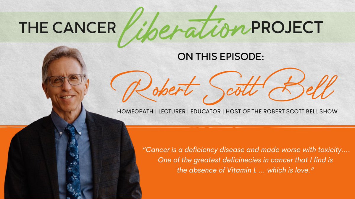 If you’re looking to heal beyond medicine, don’t miss today’s episode with <a href="/askrsb/">Robert Scott Bell</a>!

apple.co/4ndugpF

#cancerliberationproject #cancersupport