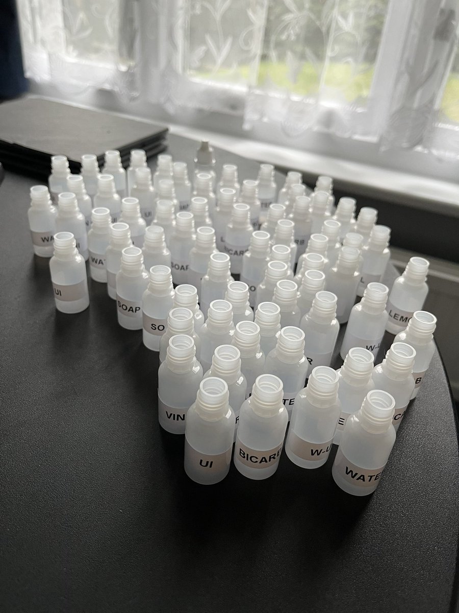 Denise Ralph (MIScT RSciTech) WH Tech (@whtech) on Twitter photo A bit of homework this evening, labelling 10ml dropper bottles for microscale pH testing π
<a href="/TECHOGNITIONUK/">#TECHOGNITION</a>
<a href="/LaBLiFeUK/">LaBLiFe</a>
<a href="/Philip_HarrisUK/">Philip Harris</a>
<a href="/Preproom/">Preproom.org</a>
<a href="/SLSSelectEd/">SLS Select Education</a>
<a href="/BrecklandSci/">Breckland Scientific</a>
<a href="/VITTAEducation/">VITTA Education</a>
<a href="/JPBiology/">Jack</a>
#technicianlife
#lovemicroscale A bit of homework this evening, labelling 10ml dropper bottles for microscale pH testing π
<a href="/TECHOGNITIONUK/">#TECHOGNITION</a>
<a href="/LaBLiFeUK/">LaBLiFe</a>
<a href="/Philip_HarrisUK/">Philip Harris</a>
<a href="/Preproom/">Preproom.org</a>
<a href="/SLSSelectEd/">SLS Select Education</a>
<a href="/BrecklandSci/">Breckland Scientific</a>
<a href="/VITTAEducation/">VITTA Education</a>
<a href="/JPBiology/">Jack</a>
#technicianlife
#lovemicroscale