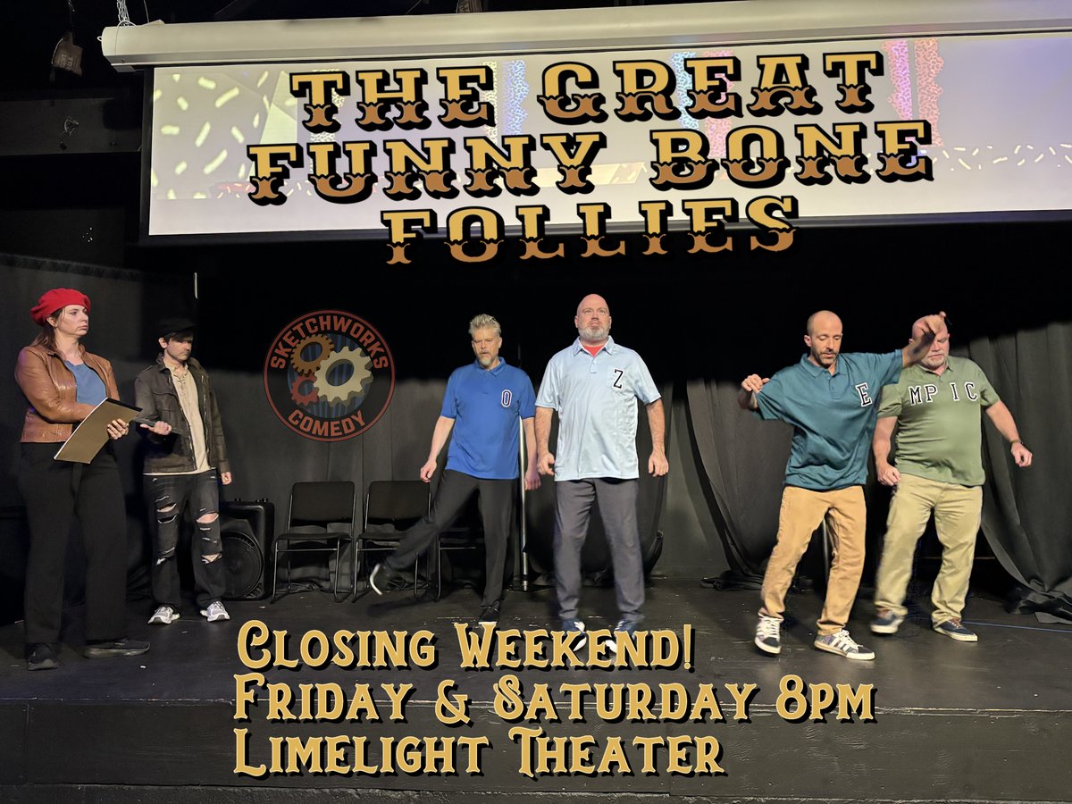It's time for the last dance of The Great Funny Bone Follies! Two final shows this weekend and then the circus packs up and leaves town. Get your tix @ sketchworkscomedy.com and laugh with us!
OH-OH-OZEMPIC!